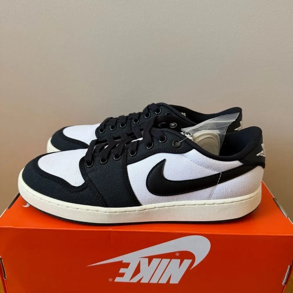 Air Jordan 1 AJKO Retro Low 'White Black Sail' DX4981-100 Men’s Size 10